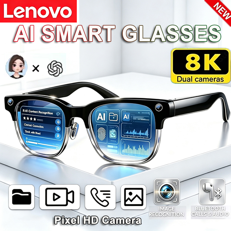 Smart Glasses Ar - 레노버 8K HD AI 스마트 안경