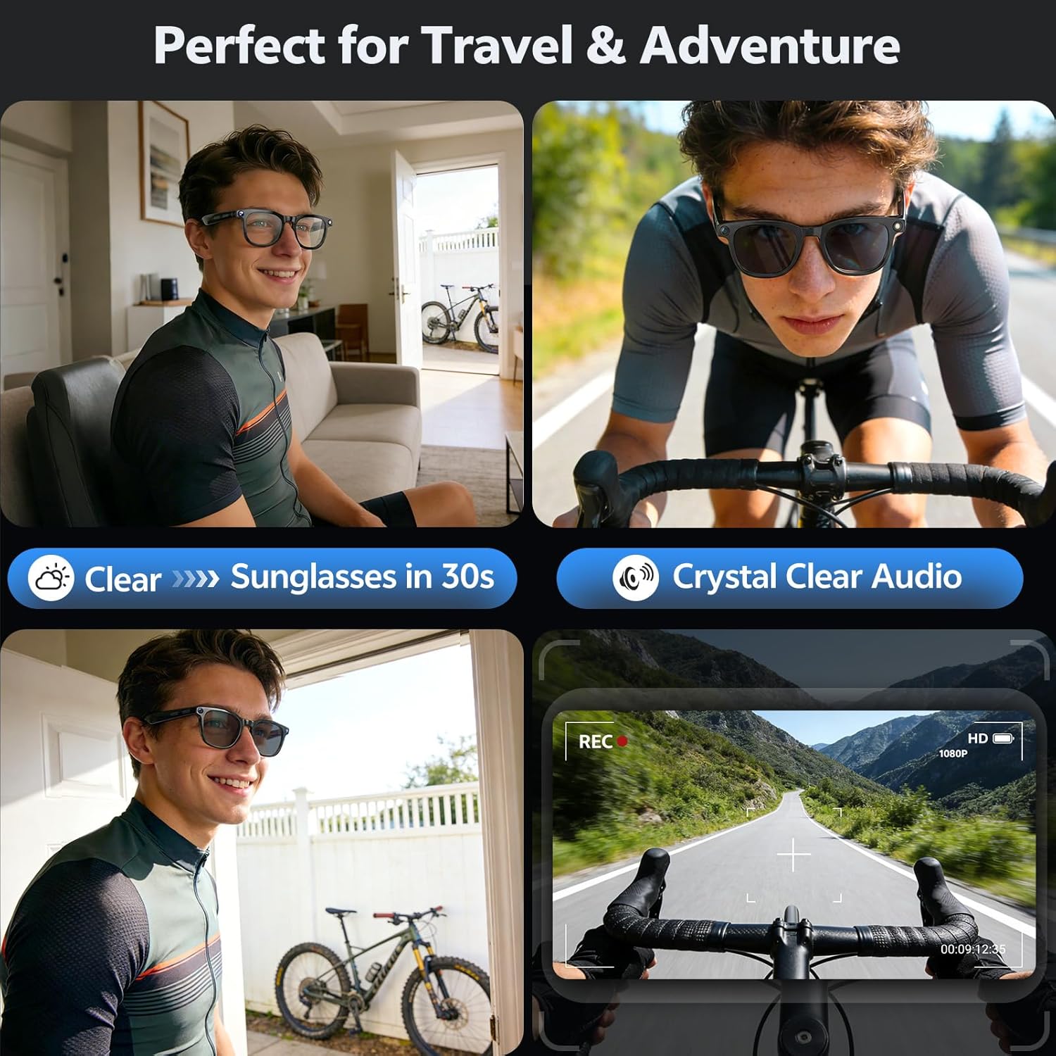 2026 4K 8MP 스마트 안경 남성용 HD 카메라  - Smart Glasses Ar 리뷰 및 가격