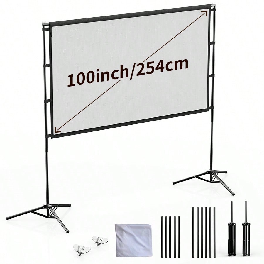 XBJ 100인치 4K 울트라 HD 프로젝션 스크린 1 - Mini Projector Portable 리뷰 및 가격