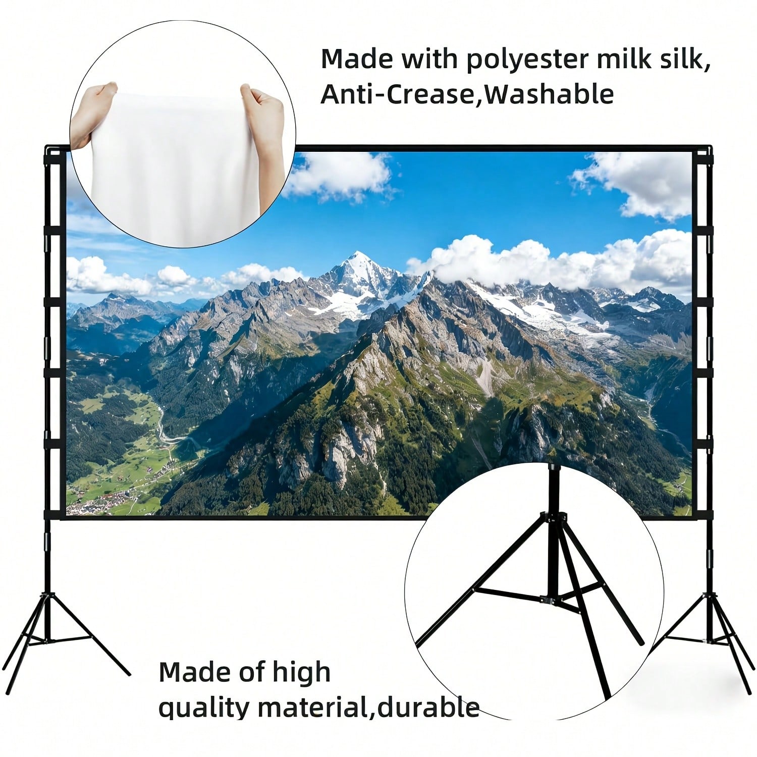 XBJ 100인치 4K 울트라 HD 프로젝션 스크린 1 - Mini Projector Portable 리뷰 및 가격