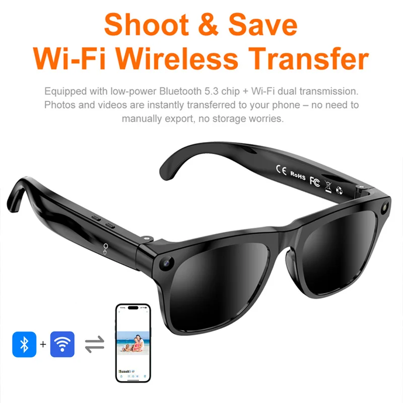 레노버 AI 스마트 슈팅 글래스 800W HD 카메라  - Smart Glasses Ar 리뷰 및 가격