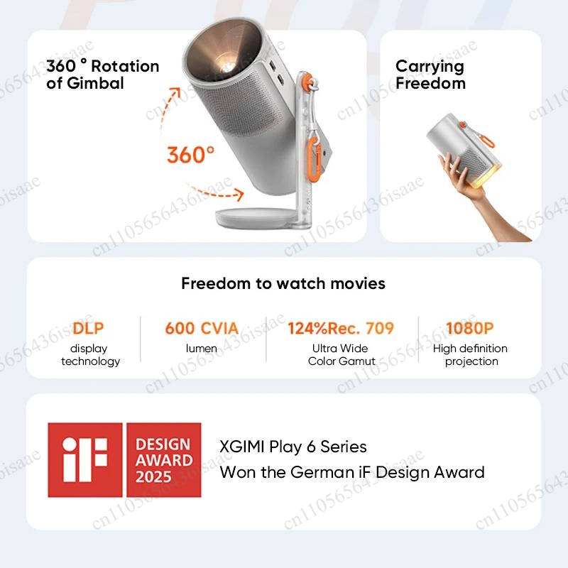 플레이 6e DLP 미니 프로젝터, 1080P 풀 HD - Mini Projector Portable 리뷰 및 가격
