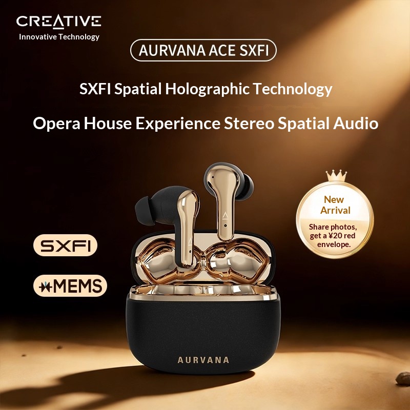 새로운 창의적인 ACE SXFI TWS 이어폰 ANC  - Earbuds Anc Wireless 리뷰 및 가격