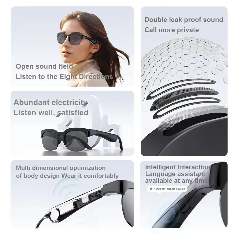 레노버 AI 스마트 카메라 안경 원격 제어 터치 음성  - Smart Glasses Ar 리뷰 및 가격